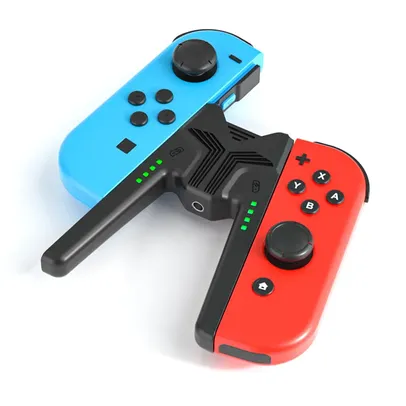 (Taxa Inclusa) Suporte Grip para Carregamento JoyCon Nintendo Switch Aolion , Joycon Handle Gaming Controller