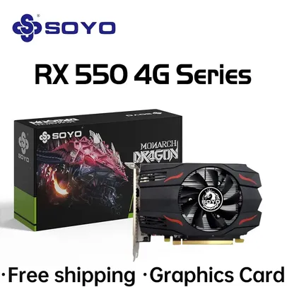 Placa de video Radeon Rx 550 4GB