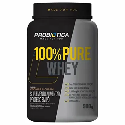[ PRIME ] Probiótica 100% Pure Whey - 900G Cookies And Cream - Probiotica