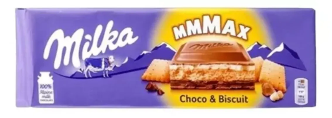 Barra de chocolate Choco & Biscuit Milka 300g