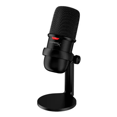 Microfone HyperX Solocast Podcast, USB, Pedestal Ajustável, Compatível PS4, PS5, Mac e PC - 4P5P8AA
