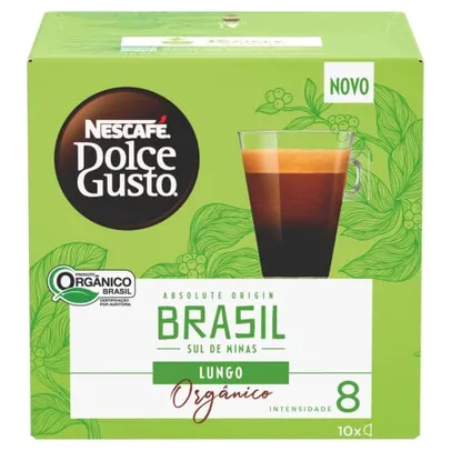 (Leve 3 Pague 2) Dolce Gusto Nescafé Origem Orgânico 10Caps 80G