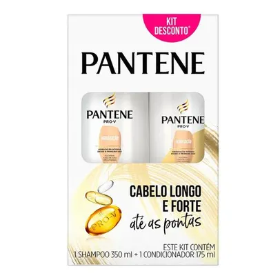 Kit Pantene Hidratação Shampoo 350ml + Condicionador 175ml