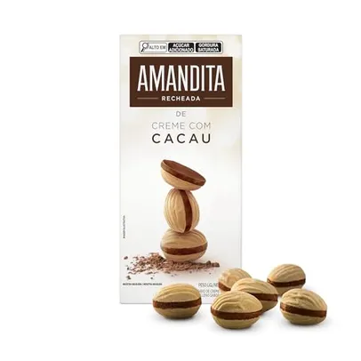 [R$8.91 Mais por Menos] Caixa Chocolate Amandita Lacta, 200G