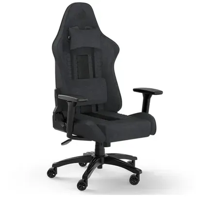Cadeira Gamer Corsair TC100 Relaxed Fabric, Até 120Kg, Com Almofadas, Reclinável