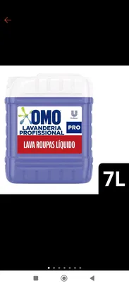 Sabão Liquido OMO Pro Lavanderia Profissional 7L
