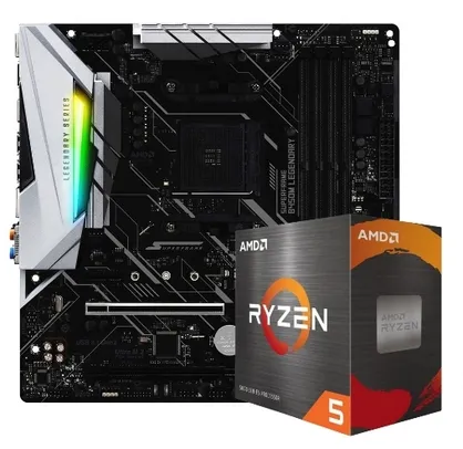 Kit Upgrade, AMD Ryzen 5 5600, Placa Mãe SuperFrame B450M Gaming