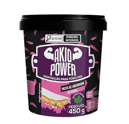 [Leve +Por- R$ 11] Akio Pasta De Amendoim Integral 450G