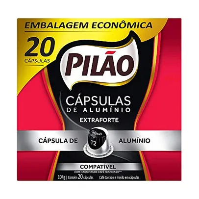 [Leve 5 Pague 3] Café Pilão Cápsula Extraforte - 20 unidades - 104 gramas
