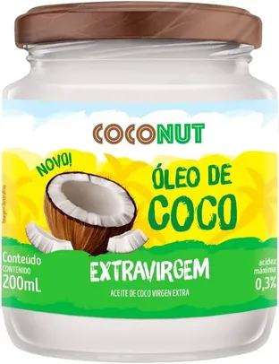 [ PRIME | + POR - R$ 11.72 ] CocoNut Óleo De Coco Extra Virgem 200Ml