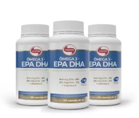 3x Omega 3 epa dha (120 Caps) - Vitafor