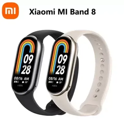 [Taxa Inclusa] SmartWatch Xiaomi Mi Band 8 - Display AMOLED 1.62", Oxigênio Sangue, Frequência Cardíaca, 150 Modos Esporte