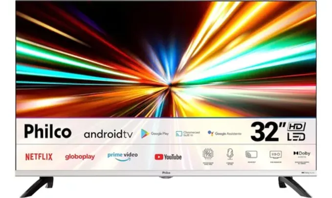 Smart TV Philco Ptv32m8gagcmblh LED Android TV HD 32" 110V/220V