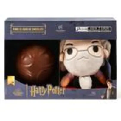(Ouro) Ovo de Páscoa Harry Potter Pelúcia Dumbledore 250g Cacau Show