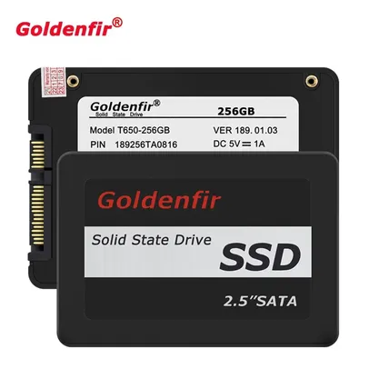 [3Pçs 128GB] R$110,97 [Taxa Inclusa/Moedas] SSD Sata3 Goldenfir 128GB