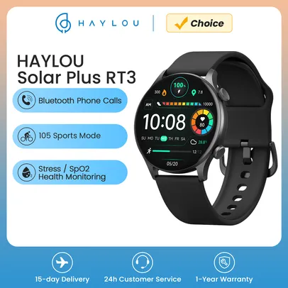 HAYLOU-Solar Plus RT3 relógio inteligente