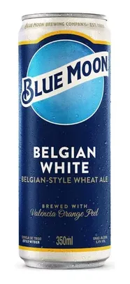 Cerveja Belgian White Blue Moon Wheat Ale Lata 350ml