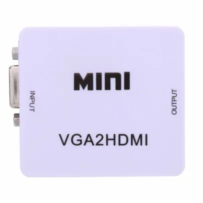 (BR / Moedas) Adaptador conversor Vga2 hdmi Vga para Hdmi 1080p