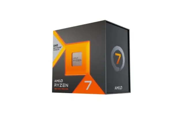 Processador AMD Ryzen 7 7800X3D Box (AM5/8 Cores/16 Threads/5.0GHz/104MB Cache) Com Vídeo/Sem Coole