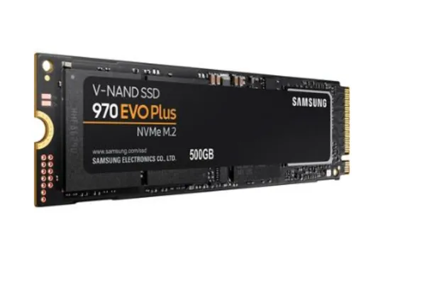 SSD 500 GB Samsung 970 EVO Plus, M.2 NVMe, Leitura: 3500MB/s e Gravação: 3200MB/s - MZ-V7S500B/AM