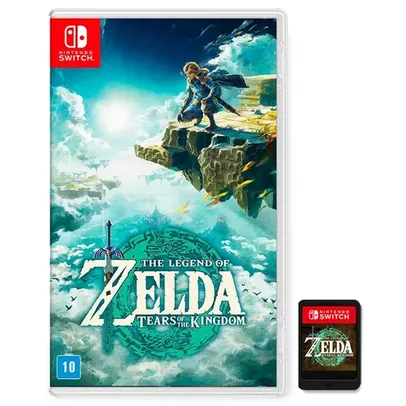 (taxas inclusas) Jogo The Legend of Zelda: Tears of The Kingdom Nintendo Switch Mídia Física