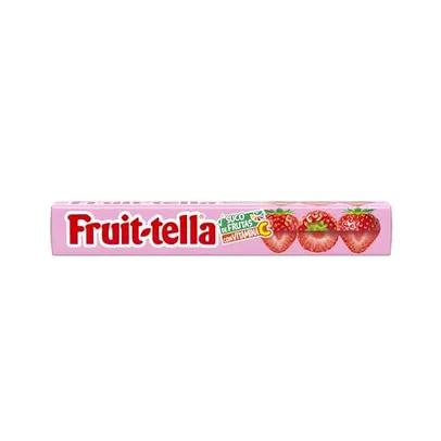 [+Por- R$1.8 ] Bala Mastigável Fruittella Vita C Morango | 40g - 10 unidades