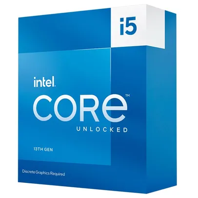 Processador Intel Core i5-13600KF, 13ª Geração, 5.1GHz Max Turbo, Cache 24MB, 14 Núcleos, 20 Threads