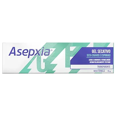 [PRIME] Asepxia - Gel Secativo Antiacne, Seca Cravos e Espinhas, 15g, Equilibra a Oleosidade