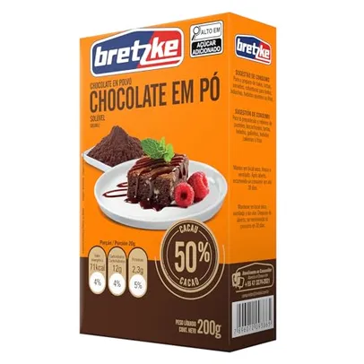 [+por - R$ 5,81] Bretzke Chocolate em Pó 50% 200g
