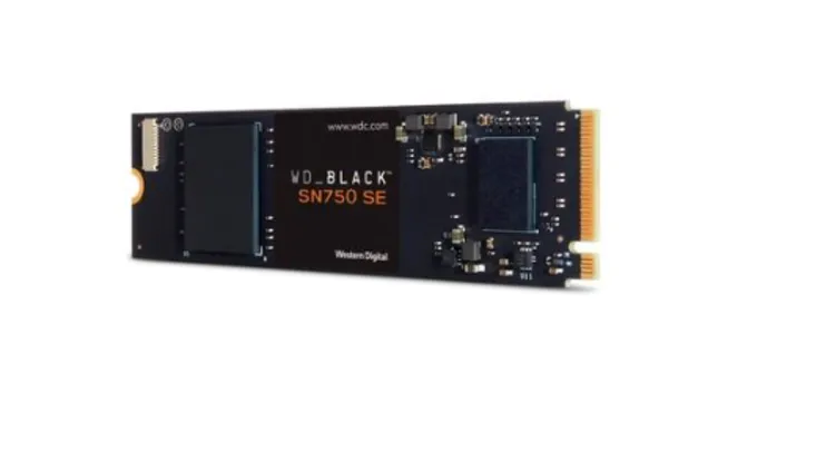 SSD WD Black SN750 SE 250GB, M.2, NVMe, PCIe Gen4, Leitura 3200MB/s Gravação 1000MB/s - WDS250G1B0E