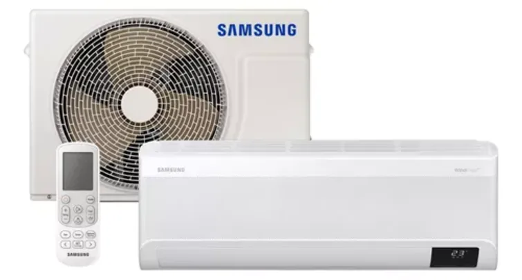 Ar Condicionado Inverter Windfree Sem Vento Connect Samsung 12000 BTUs Frio 220v