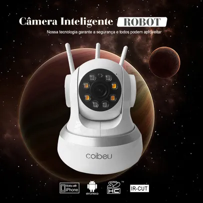 [DoBrasil] Câmera Com Infravermelho Led Wifi com rotação 360º 720p WKS-01