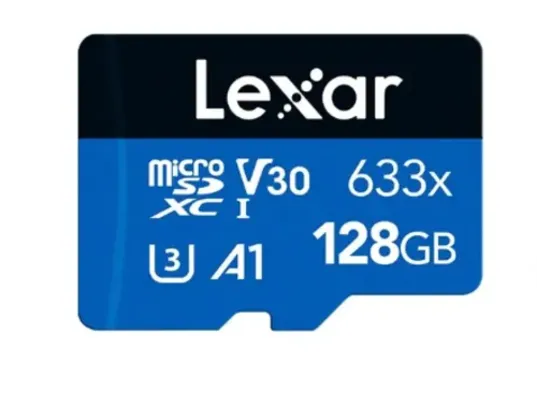 [APP/Taxa Inclusa] Cartão Micro SD Classe 10 Lexar 100MB/s