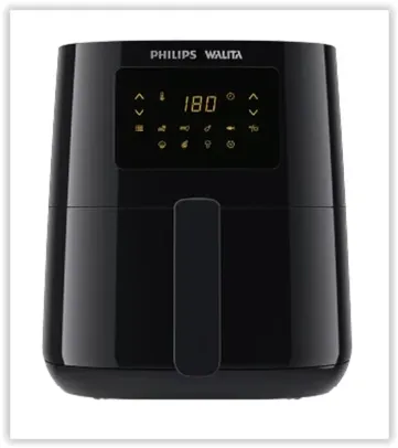 Fritadeira Airfryer Digital Philips Walita Série 3000 RI9252/91 4,1L 1400W 127V Preto