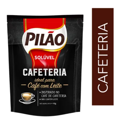 Café Solúvel Pó Pilão Cafeteria Sachê 40g