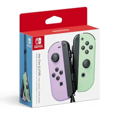 Pré-Venda: Novas cores pastéis disponíveis para o Controle Nintendo Switch Joy-con: Roxo e Verde