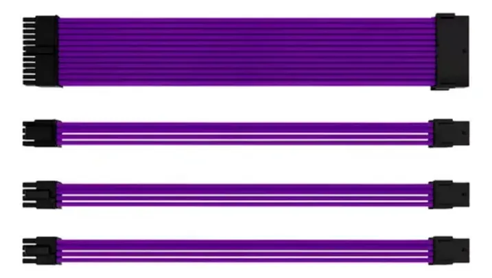Kit Cabo Sleeved Mancer MR115, 1x24P, 1x4+4P, 3x6+2P, Roxo, MCR-MR115-PRP