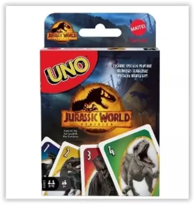 UNO Jogo de Cartas Jurassic World 3 - Mattel