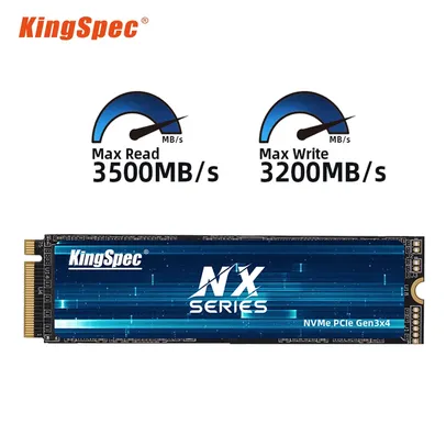 [Taxa Inclusa] SSD M.2 NVME kingspec NX Series 3500Mb/s-3200Mb/s