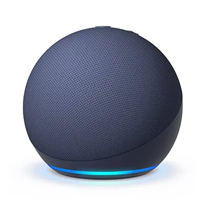Echo Dot 5ª geração - O Echo Dot com o melhor som já lançado - Cor Azul