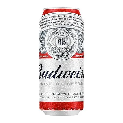 Cerveja Budweiser, American Lager, 473ml, Latão