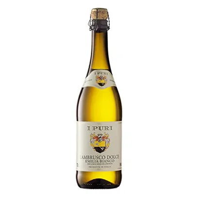 [PRIME| 4 unidades] Puri Vinho Italiano Lambrusco Branco 750Ml