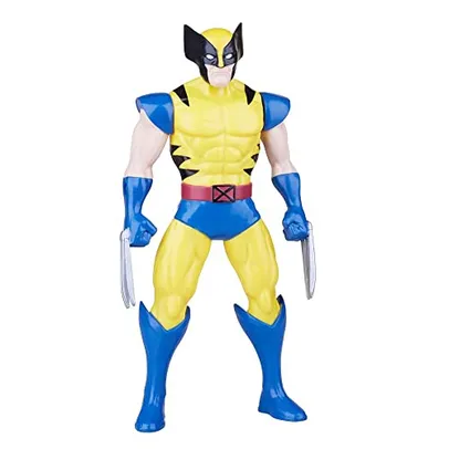 (APP) Marvel, Boneco Wolverine, Amarelo, Azul e Preto