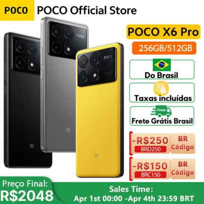 [Impostos incluídos] POCO Smartphone Versão Global, Dimensão 8300 Ultra, 5G, Dot Display, 64MP