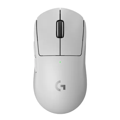 Mouse Gamer Sem Fio Logitech G Pro X Superlight 2 com Lightspeed, 32000 DPI, Sensor Hero 2, com Bateria Recarregável, Branco - 910-006637