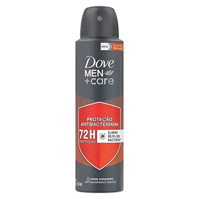 (Mais por Menos R$8,91) Dove Desodorante Antitranspirante Aerosol Men+Care Antibac 150Ml Branco