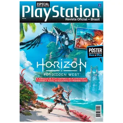 Revista Pôster PlayStation - Horizon Forbidden West