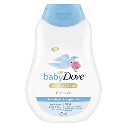 [REC/Mais por Menos R$ 10,11] Shampoo Baby Dove Hidratação Enriquecida 400ml, Baby Dove, 400 Ml