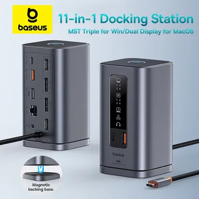 Baseus-USB C para DP Docking Station