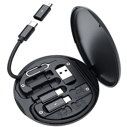 Yesimla Kit de cabo adaptador USB C, carregamento USB C para Lightning/tipo C/Micro/USB